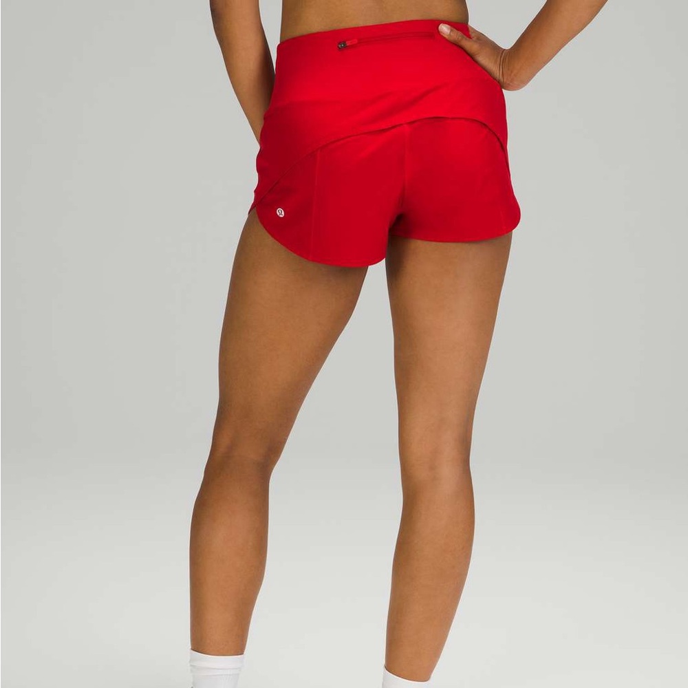 Lululemon speed up shorts in hot heat